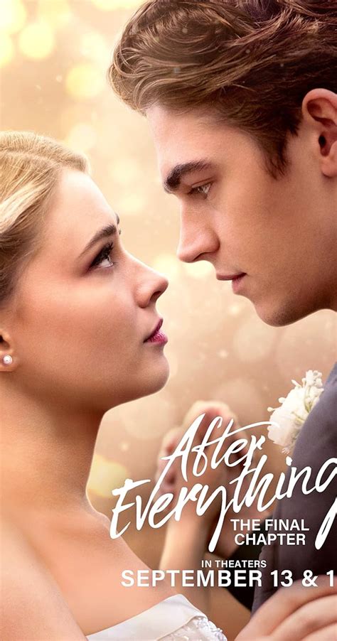 After everything showtimes - Summary. After Everything answers the big question of whether Hardin and Tessa end up together, with a complicated and romantic ending. Hardin shows personal growth by taking responsibility for his actions and apologizing to Tessa, but red flags of manipulation still remain. Hardin learns to reflect on his actions and learn from his …